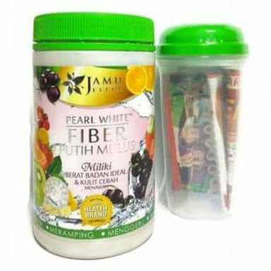 Pearl White Fiber Jamu Jelita Shopee Singapore