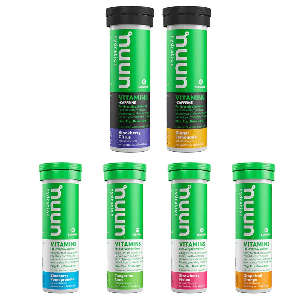 NUUN Vitamins Hydration Electrolyte Drink Tabs 2 Tubes (Select Flavour ...