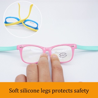 Image of thu nhỏ Children's Anti-blue light Anti-myopia anti-Radiation non-degree ultra-light glasses Kids silicone frame Eyeglass #1