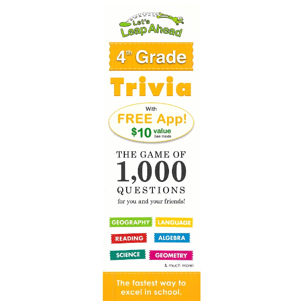 Lets Leap Ahead 4th Grade Trivia Shopee Singapore