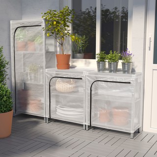 IKEA Shelving HYLLIS In Outdoor Galvanised rak besi 