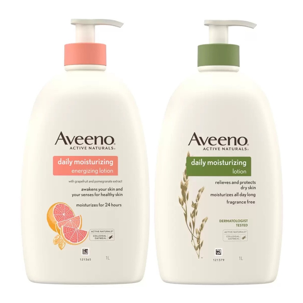 Aveeno Body Lotion 1L ( Oatmeal / Grapefruit ) Shopee Singapore