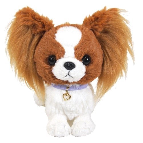 papillon dog stuffed animal