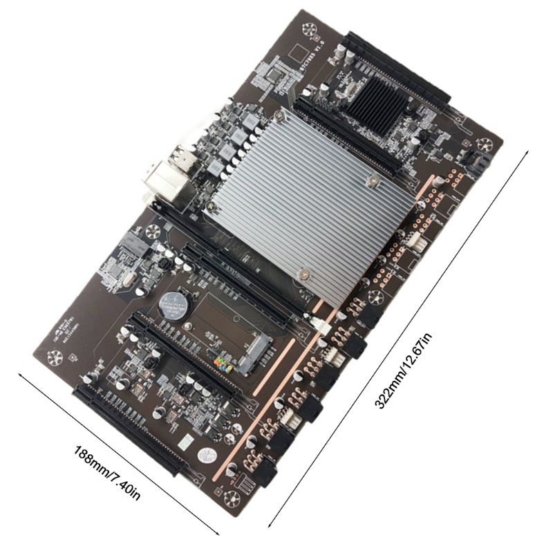 Shas X79-H61 Mining Motherboard LGA 2011 CPU Socket 5PCI-E 3.0 X8 