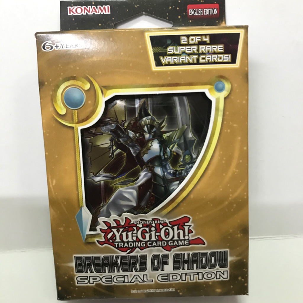 Yugioh English Booster Breakers Or Shadow Special Edition Shopee Singapore