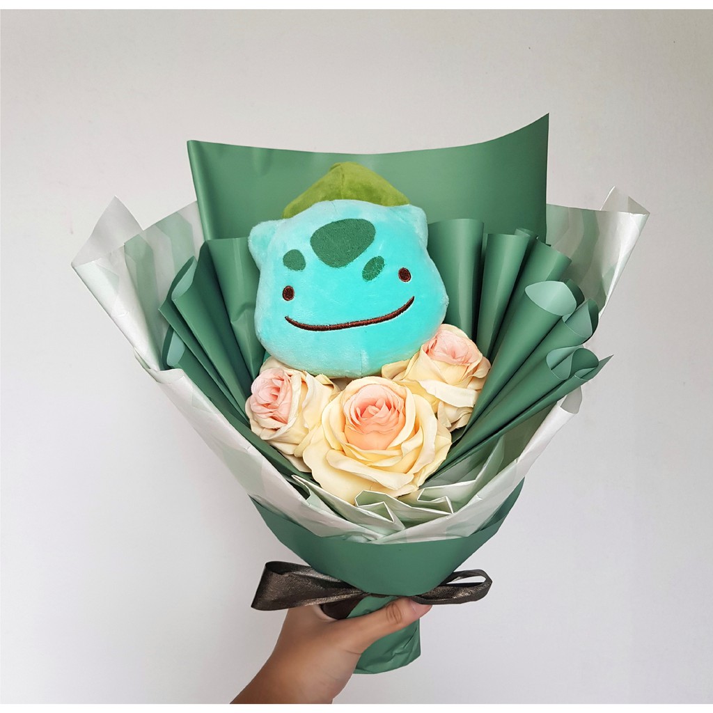 bulbasaur plush rose