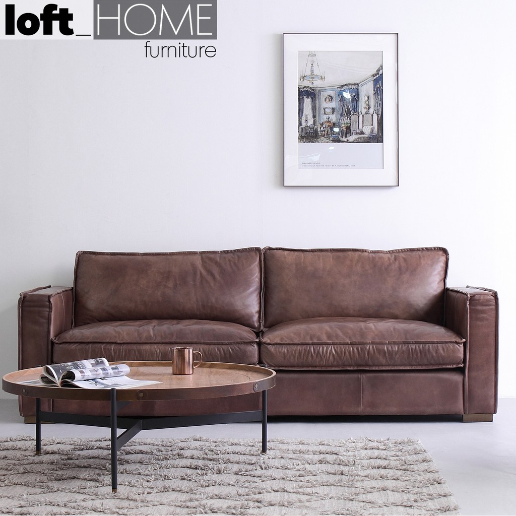 Cowhide Leather Sofa Singapore Baci Living Room