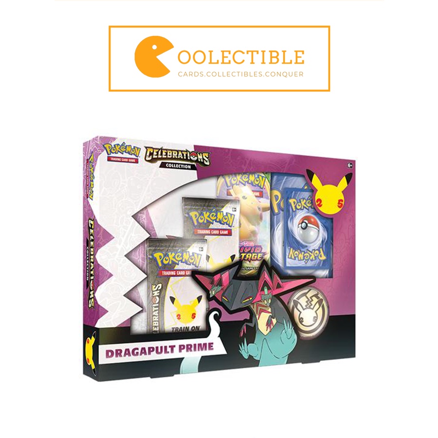 CONFIRMED] [SHIPPED 8 OCT] Pokemon TCG: 25th Anniversary Celebrations  Deluxe Pin Collection Dragapult Prime Pre-order | Shopee Singapore