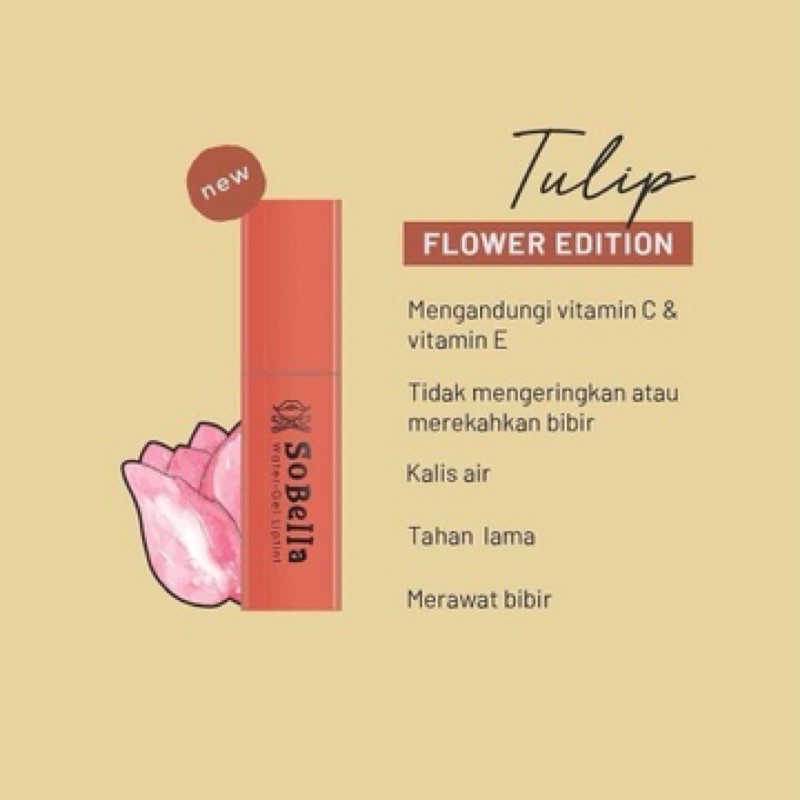 Sobella Liptint Tulip New 2021 All Star Shopee Singapore