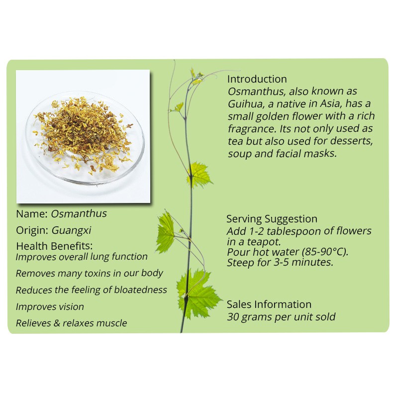 Osmanthus Flower Tea Shopee Singapore