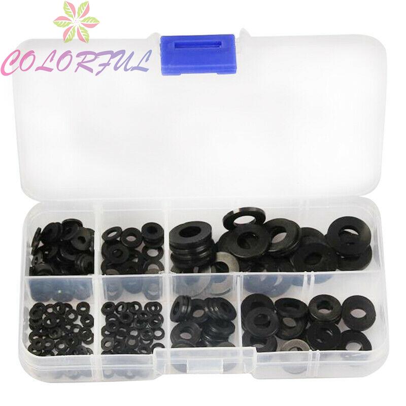 Details about   250pcs M2-M6 Nylon Flat Spacer Washer Insulation Gasket Ring For Screw Bolt 