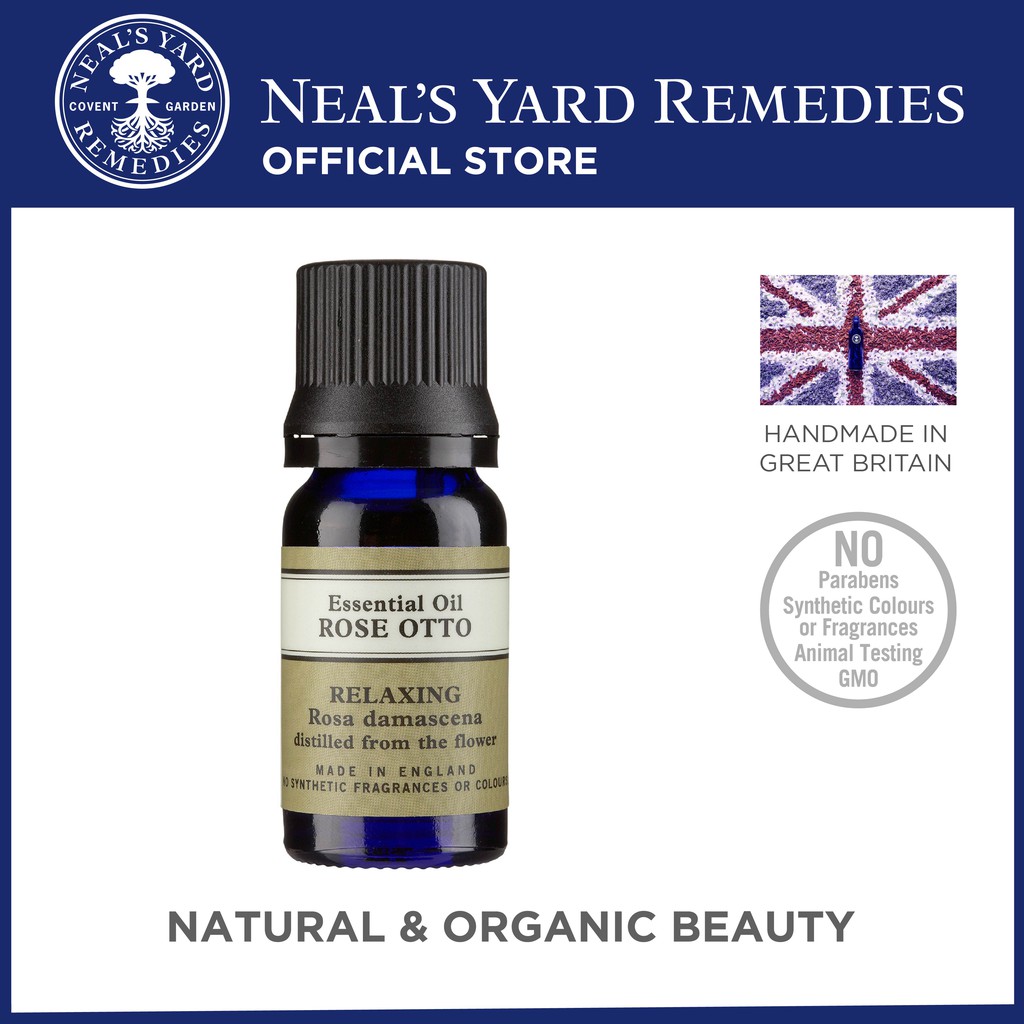 Neal S Yard Remedies Rose Otto Essential Oil 2 5ml Rosa Damascena Shopee Singapore