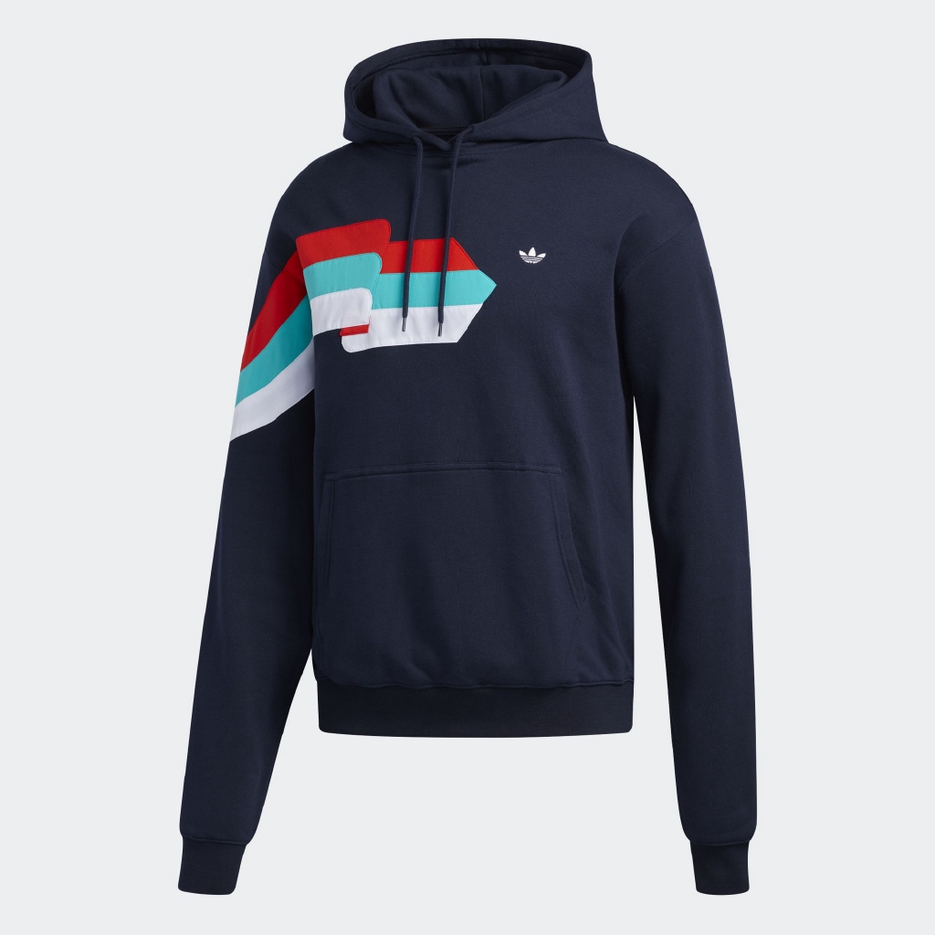 blue adidas hoodie mens