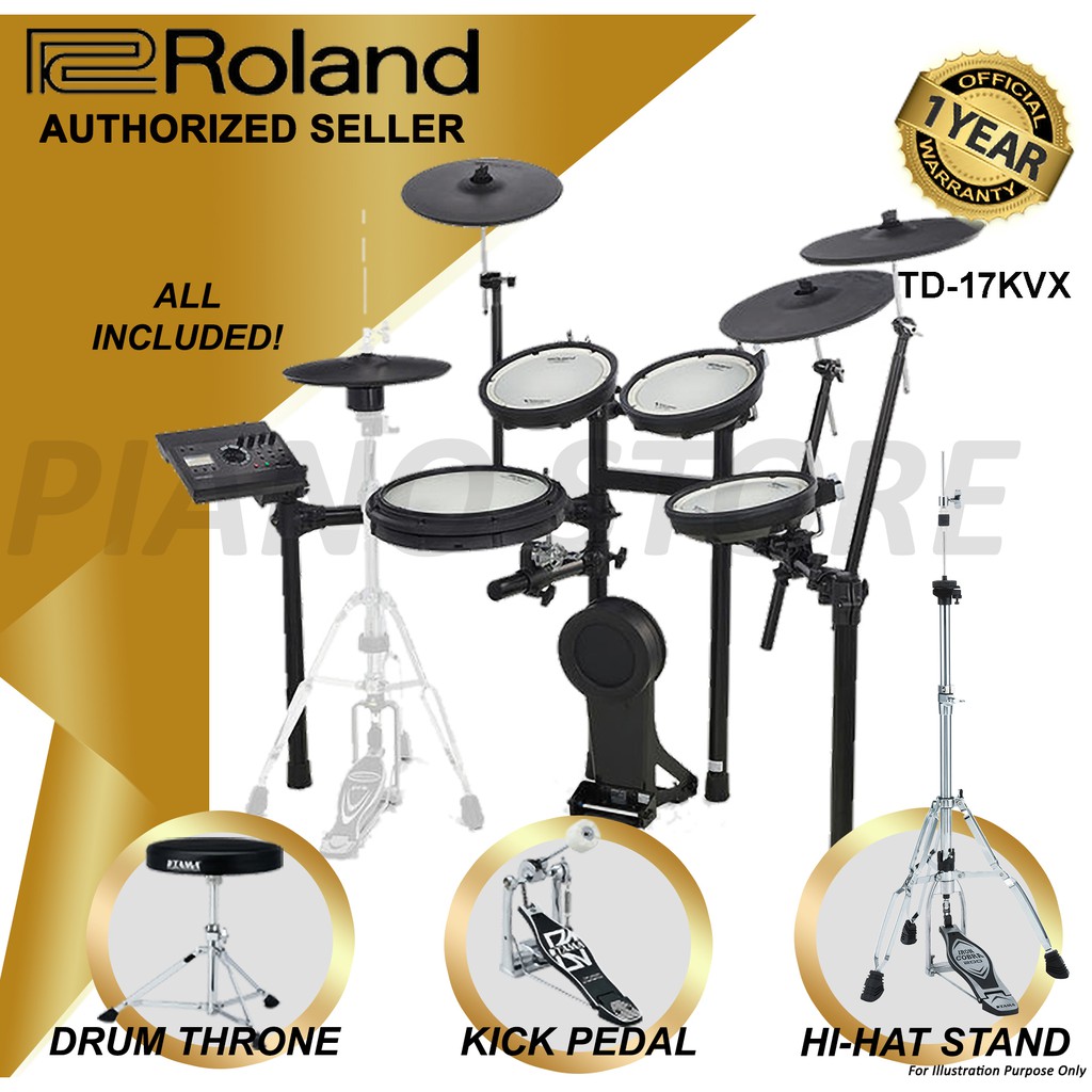 Roland TD17KVX Electronic Drum Kit TD17KVX Drum Set TD VDrum TD17