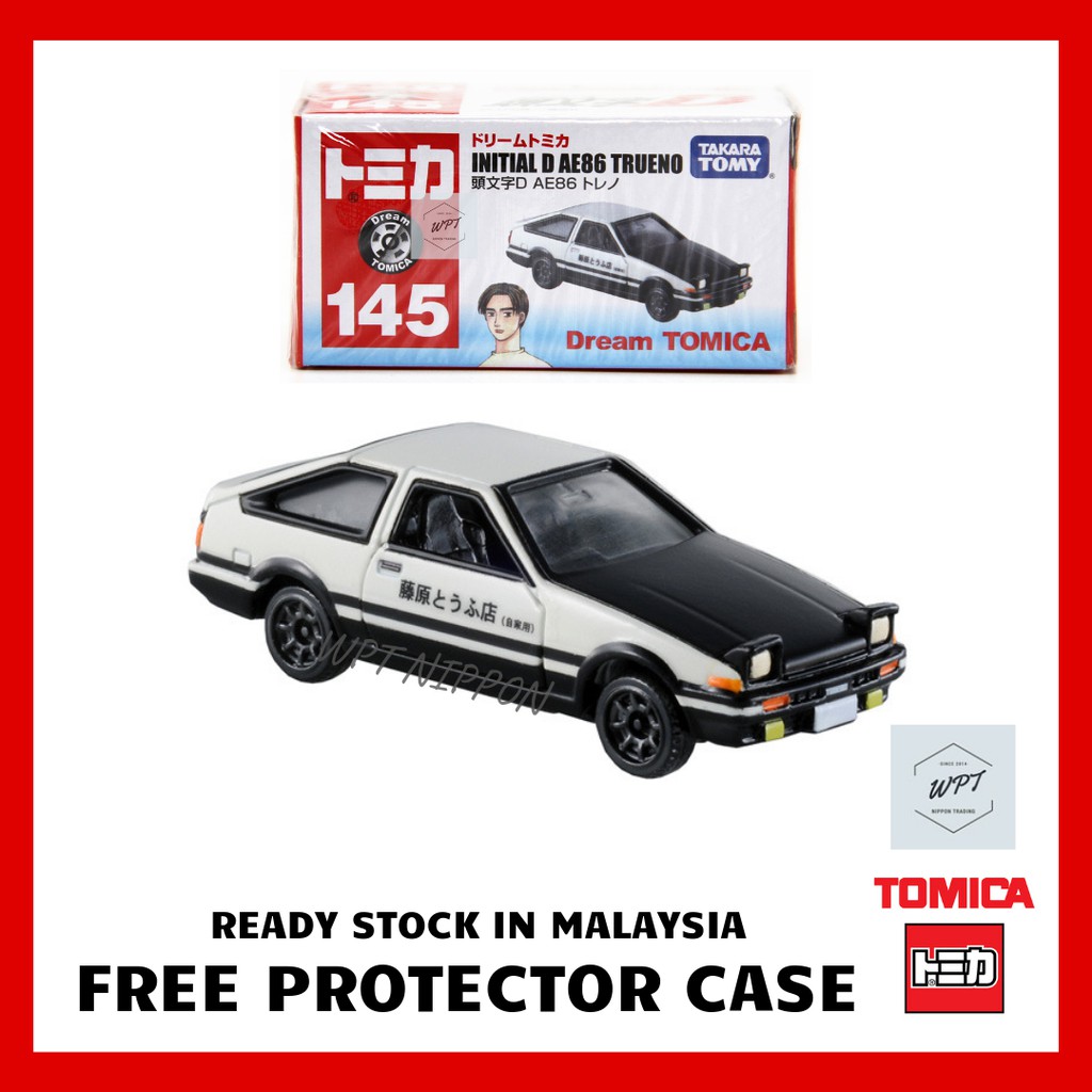 Shop Malaysia Tomica 145 Initial D Ae86 Trueno Takara Tomy Diecast Car Toys Dream Tomica Wpt Nippon Diecast Small Train Game Shopee Singapore