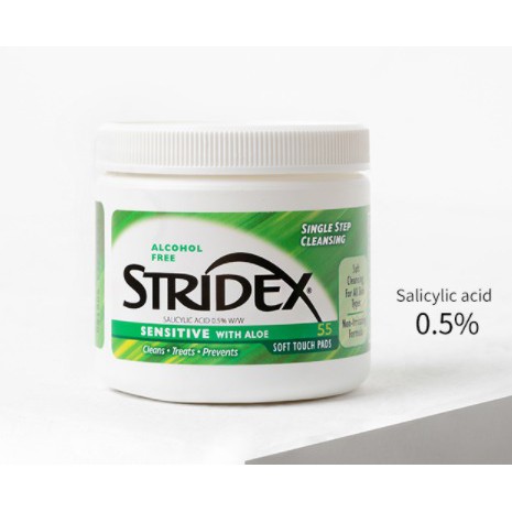 stridex sensitive with aloe
