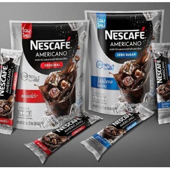 Nescafe THAILAND NESCAFE AMERICANO ORIGINAL / ZERO SUGAR Retail PER