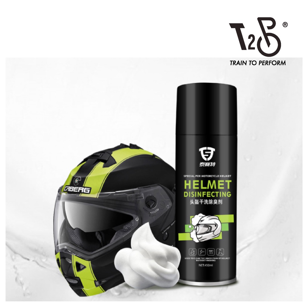 T2P Motorcycle Helmet Cleaner Bike Care Helmet Cleaner No Water