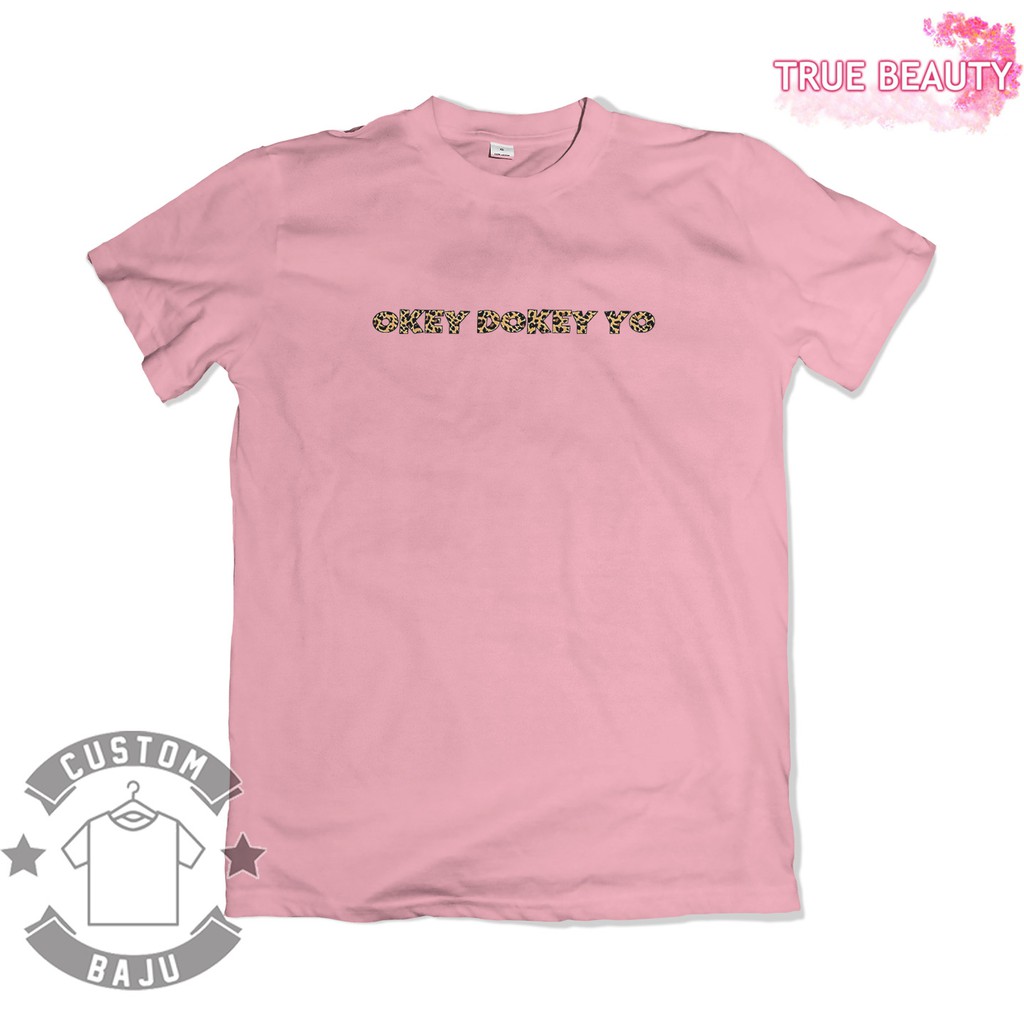 Tvn Drakor T Shirt True Beauty Okey Dokey Yo Leopard Han Seo Jun Episode 6 Shopee Singapore