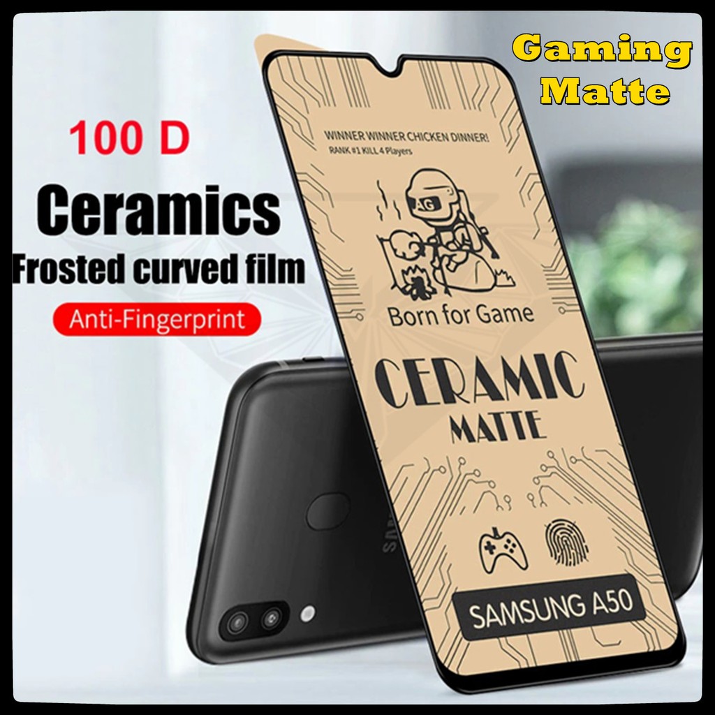 Vivo V15 Pro Vivo X27 Ceramic Gaming Matte Screen Protector Full Screen Tempered Glass Back Carbon Film Shopee Singapore