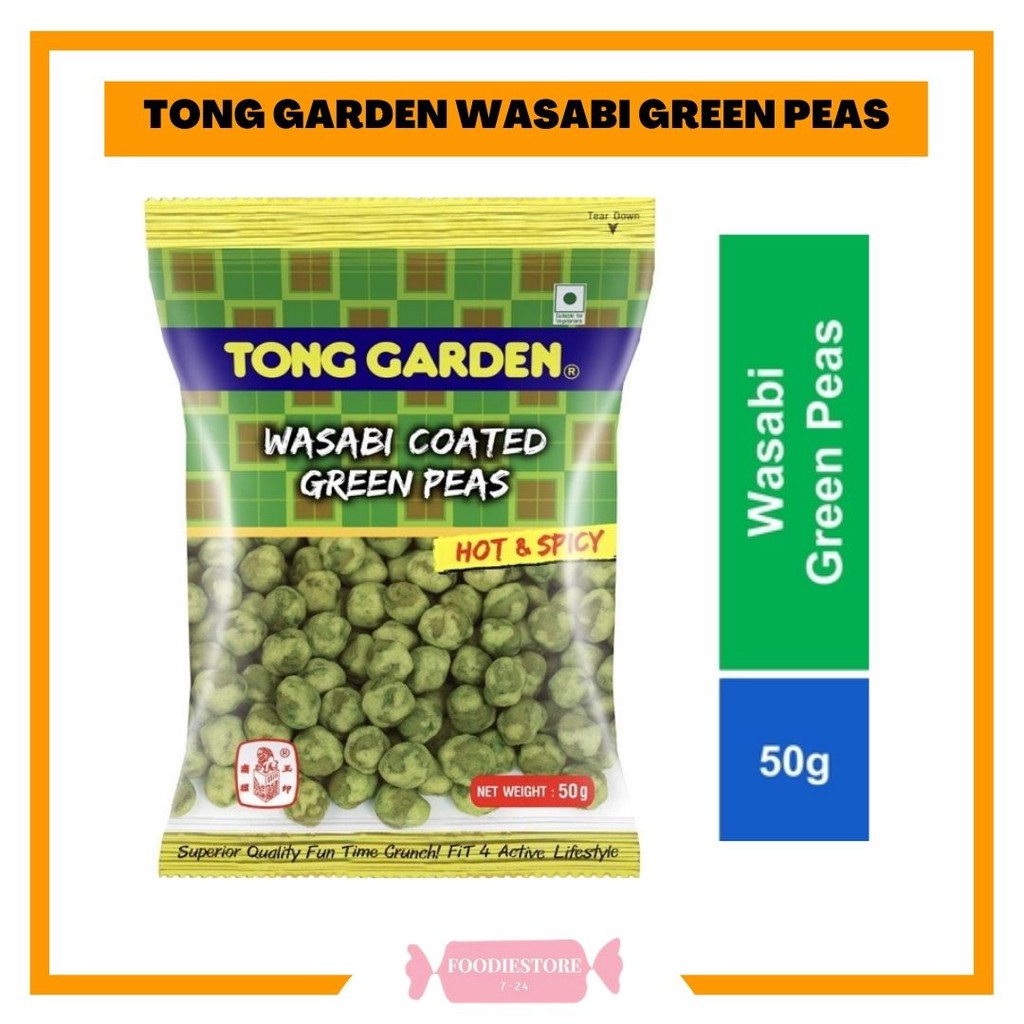 Tong Garden Wasabi Green Peas 50g Shopee Singapore