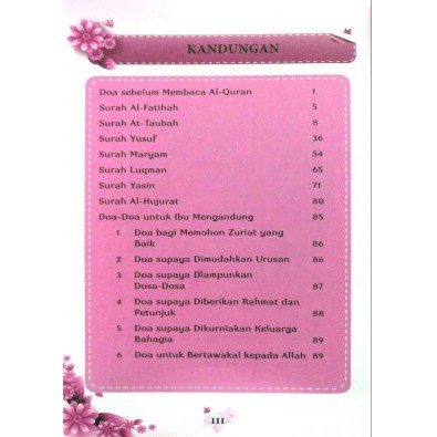 Surah Dan Doa Pilihan Untuk Ibu Mengandung Shopee Singapore