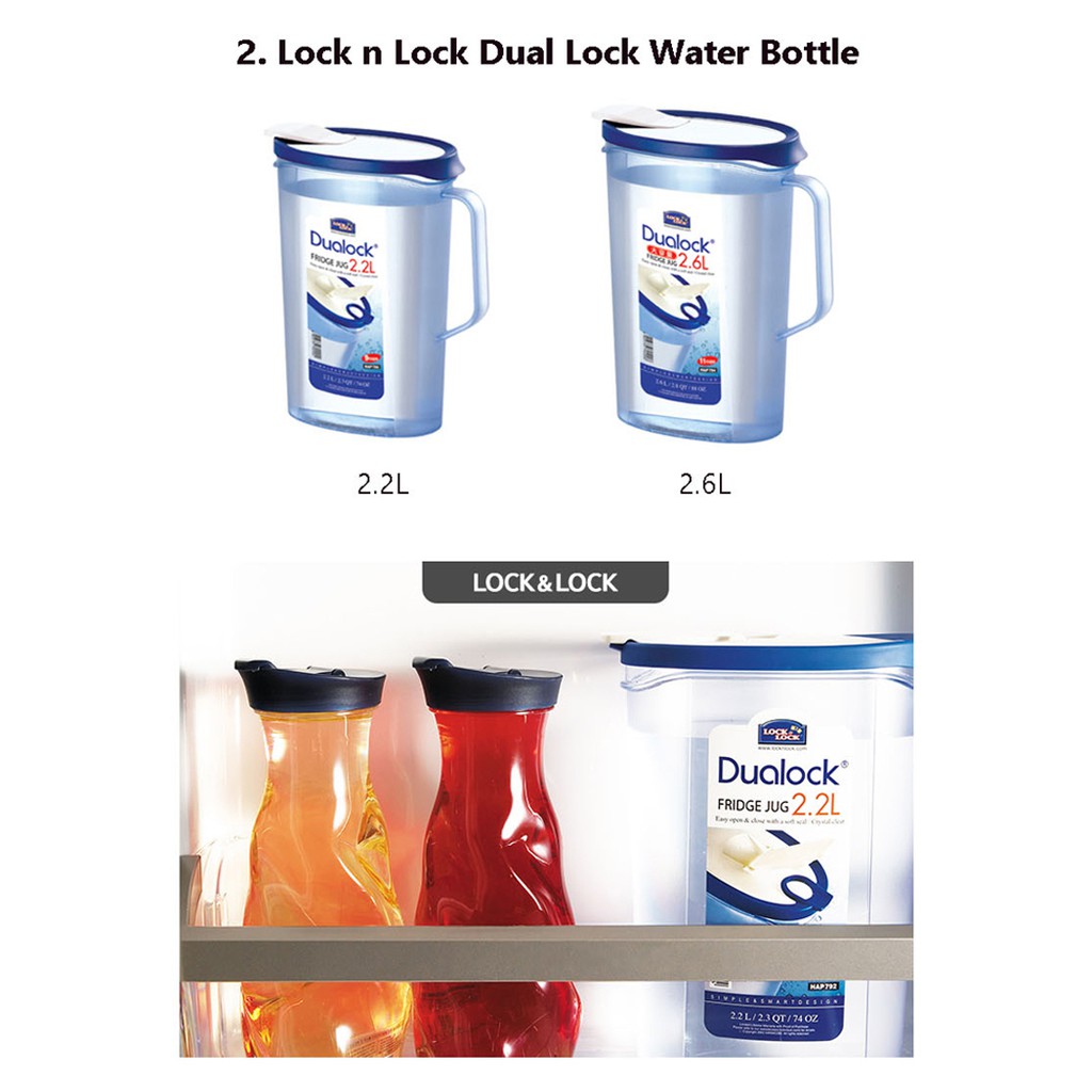 Bpa Free Bisfree Water Bottle Dual Lock Water Bottle Shopee Singapore