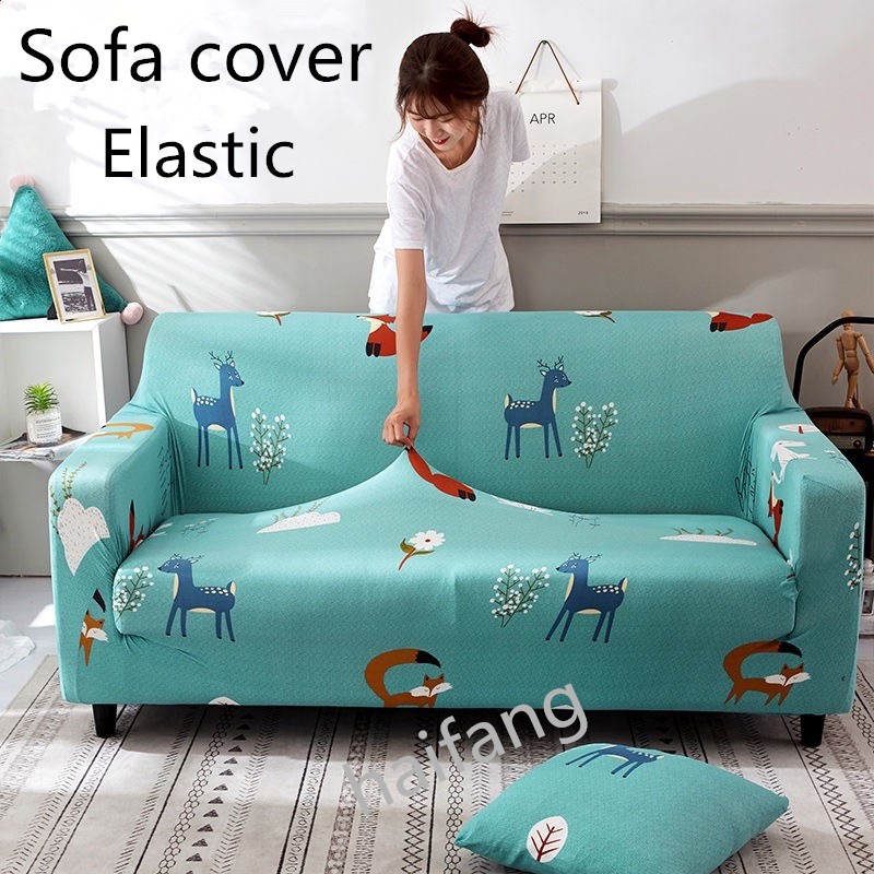 Removable Stretchy Elastic Sofa Cover Shopee Singapore