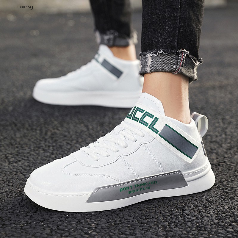 mens high top velcro sneakers