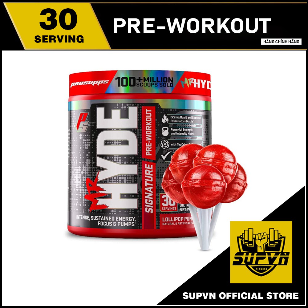 Pre Workout Mr Hyde Nitro X Prosupps 30serving Increases Endurance And Concentration In Preworkout Mrhyde Training Shopee Singapore