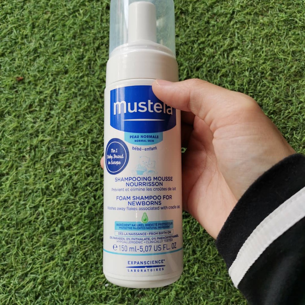 mustela baby foam shampoo for newborns