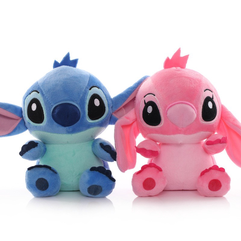 pink stitch stuffed animal