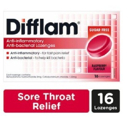 Difflam Sugar Free Lozenges 16 S Assorted Flavors Shopee Singapore