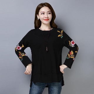 Baju kurung berukuran besar kakak perempuan kemeja musim Baju kurung berukuran besar kakak perempuan kemeja musim
