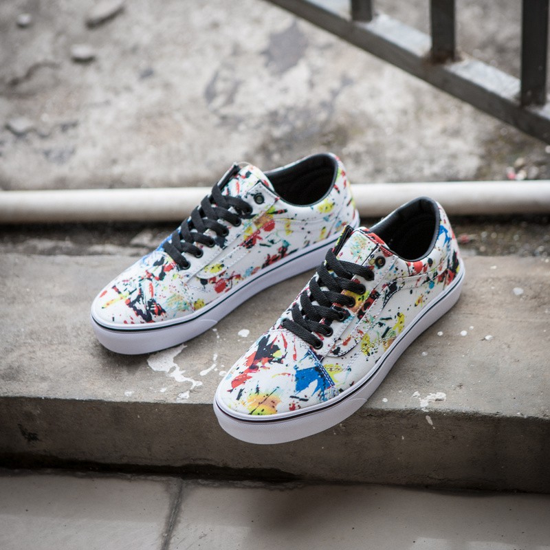 graffiti vans shoes