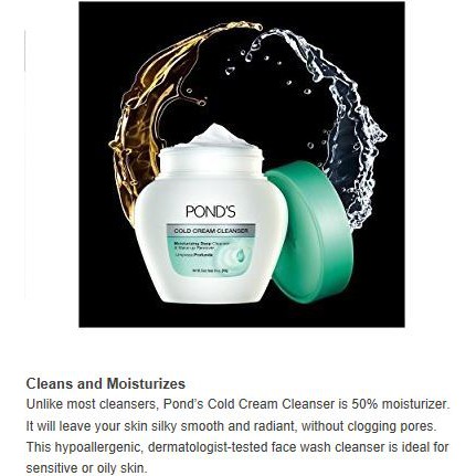 pond's cold cream cleanser 3.5 oz