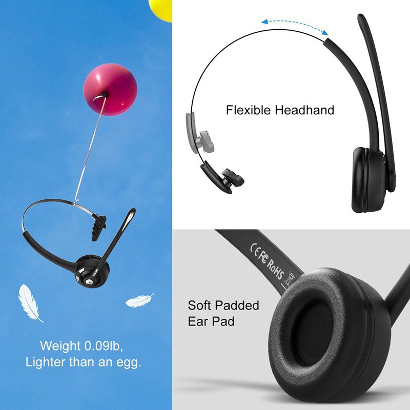 mpow pro trucker headset