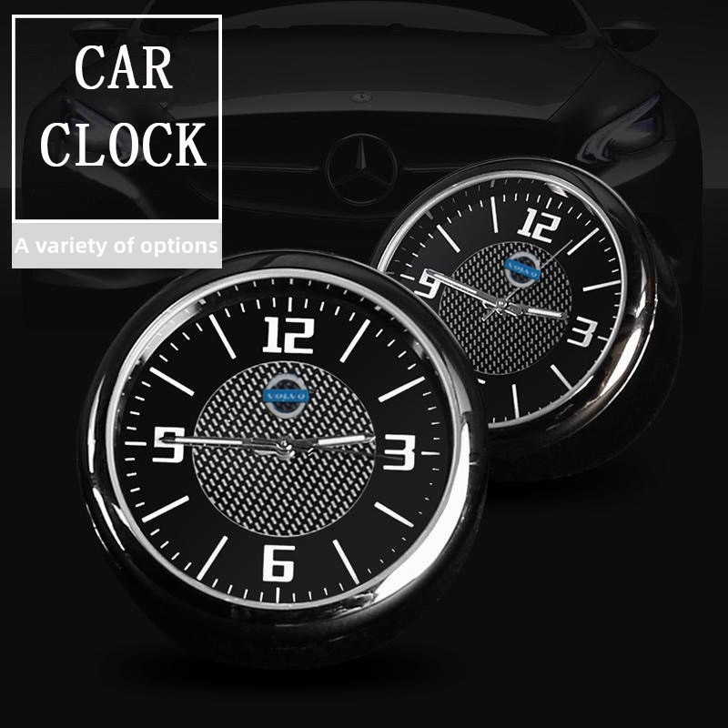 Volvo Car Mini Clock Quartz Clock Night For XC60 S60 S80 XC90 V60 XC40