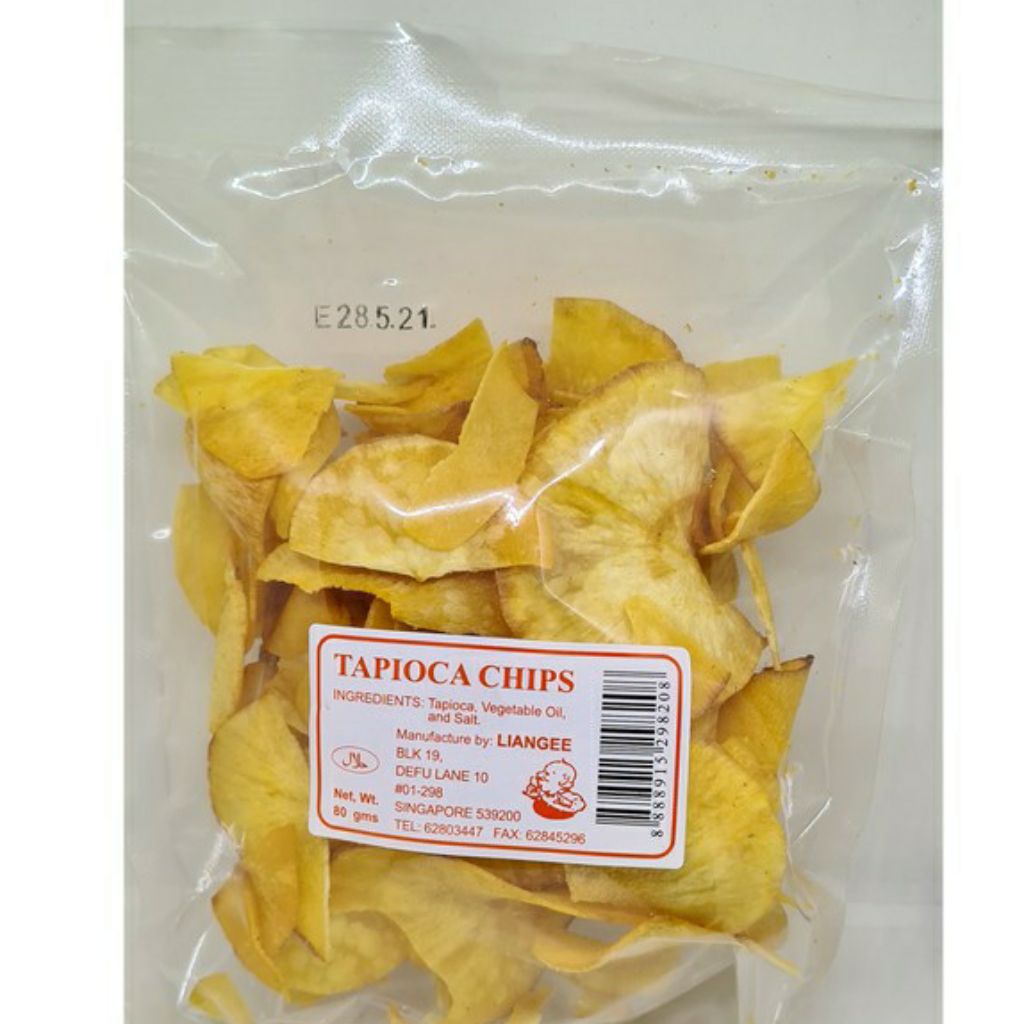 80g x 10 Packet Liangee Tapioca Chips! Shopee Singapore