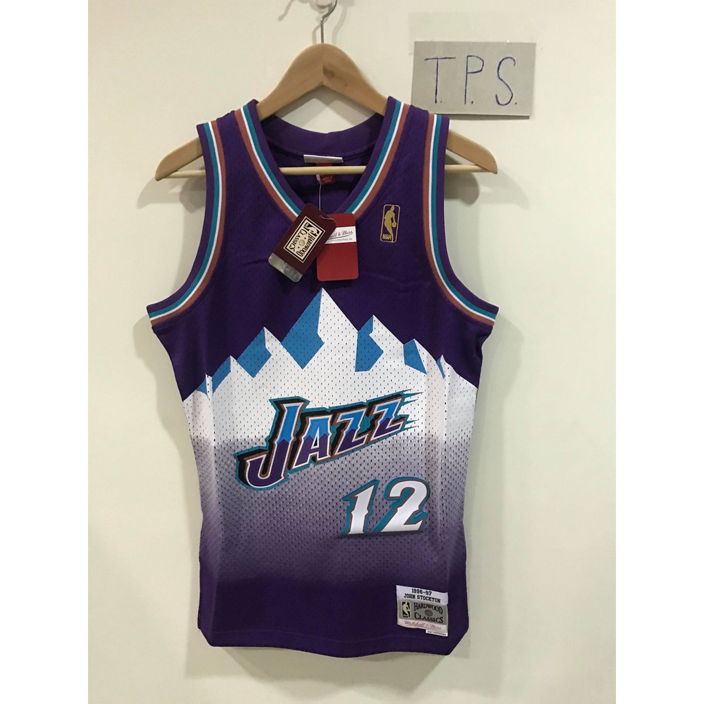 purple john stockton jersey