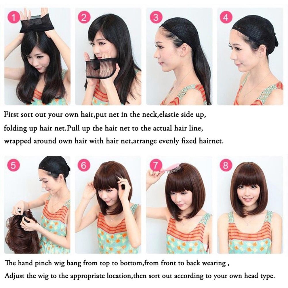 Fashion Ombre Long Natural Synthetic Hair Wigs Shopee Singapore