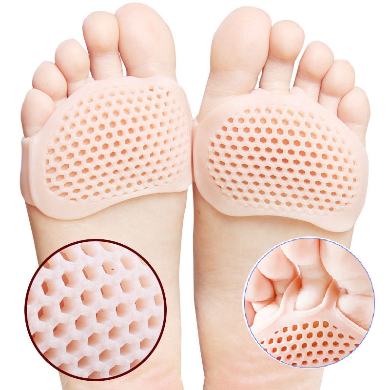 Silicone Gel Padded Forefoot Insoles / Health Care Massage insoles for ...