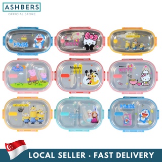 Kids Lunch Box 700ml - High Quality, 304 Stainless Steel Lunchbox for School. Leak-Proof Children Bento Box Food Set