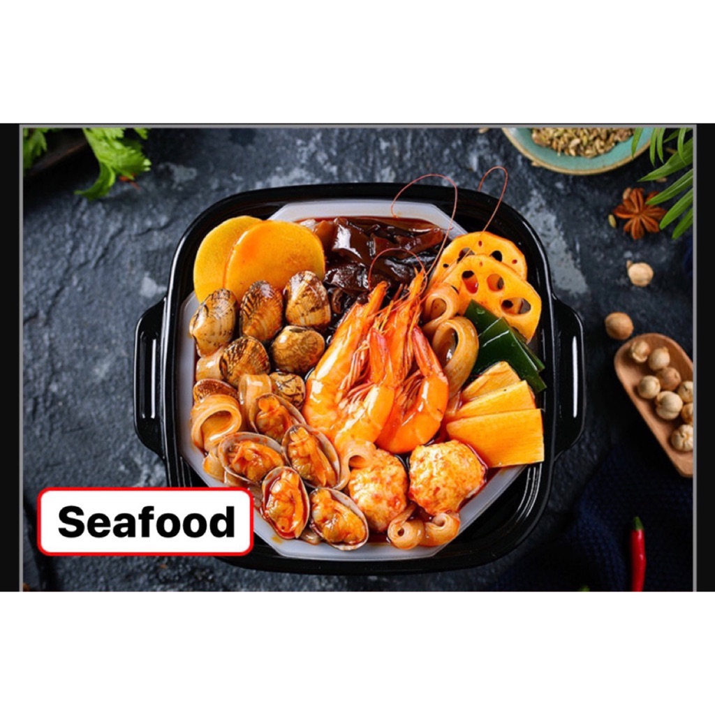 Seafood mala instant self heating hot pot Shopee Singapore