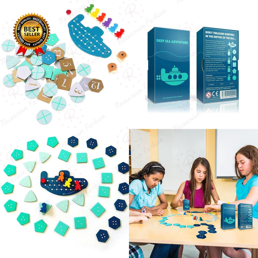 New Deep Sea Adventure Board Game Card Game Set Interaction Gadget For Family Children Kids Playing Games Shopee Singapore