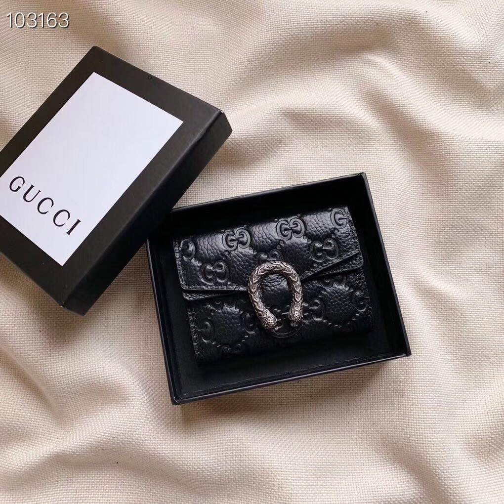 gucci short clip wallet card holder card case Gucci Gucci men&#39;s wallet new style men&#39;s short ...