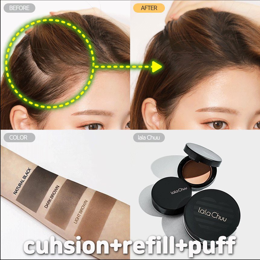 Lalachuu Volume Hair Cushion/Hairline Cover/Hair Shadow/Slimmer Face