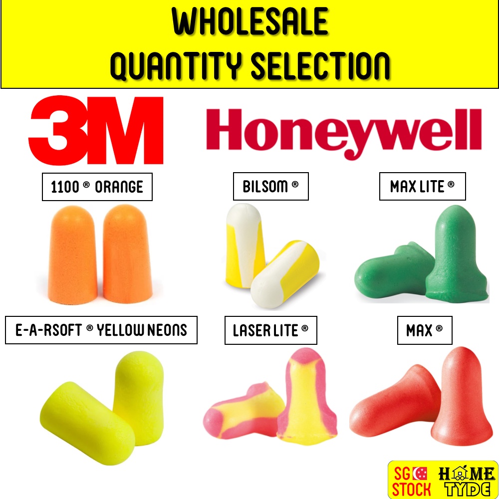 3M Earplug / Honeywell Ear Plug / Wholesale Quantity / Soft Foam