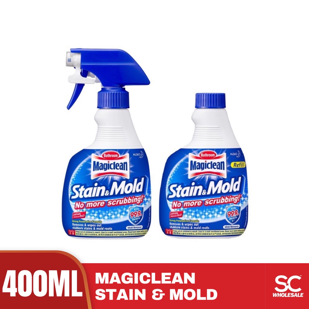 KAO Magiclean Stain & Mold Remover Trigger Magic Clean Bathroom Bleach