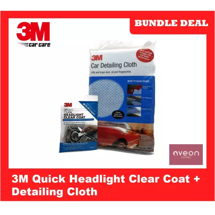 3M Quick Headlight Clear Coat Wipes (40 Pack)